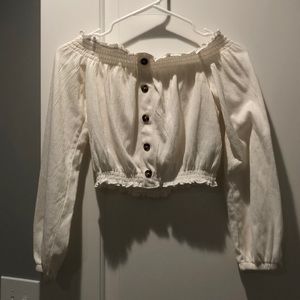 H&M off the shoulder crop top